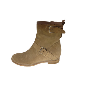 Dolce Vita Prestley Suede Moto Boots Size 6.5